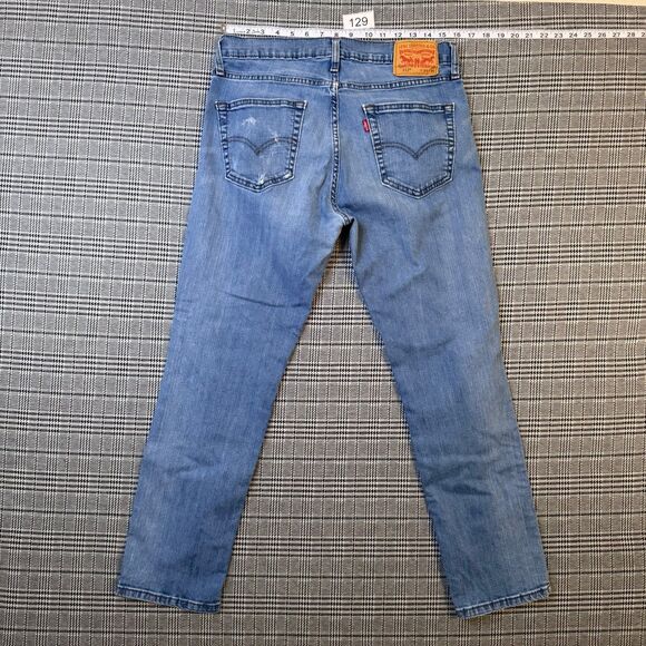 Levi's 511 Men's Jeans Light Wash Denim Slim Fit Stretch Size 34x30 - Picture 1 of 10